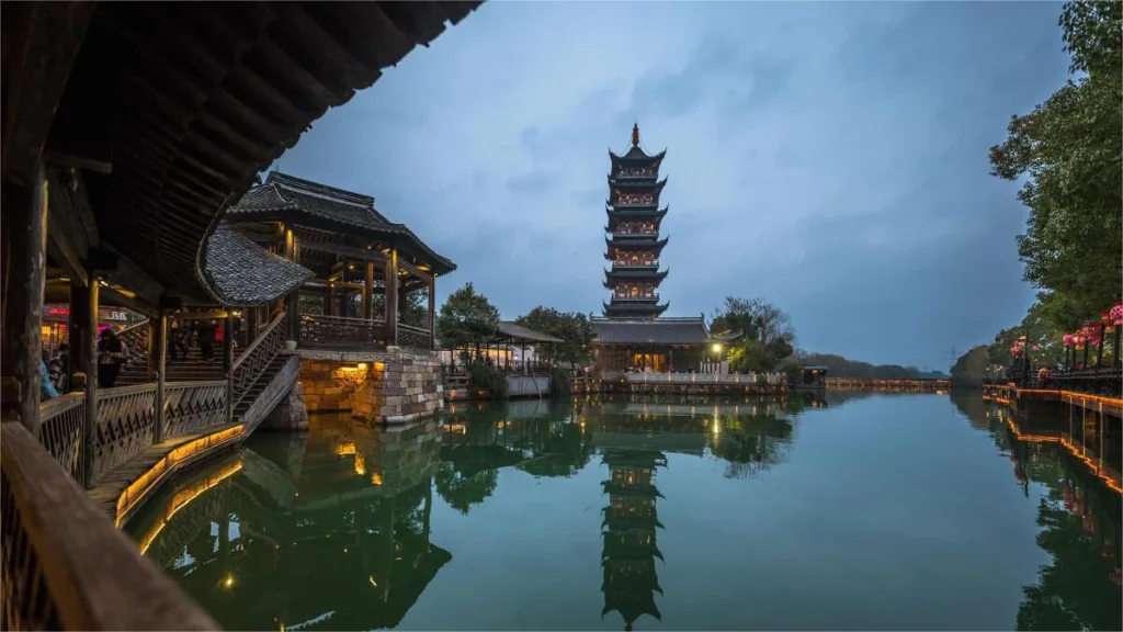 Bailian Pagode, Wuzhen - Kaartje, openingstijden, locatie en hoogtepunten