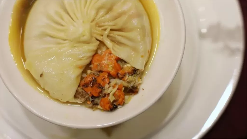 Bolinhos de sopa de caranguejo (Xiehuang Tangbao)