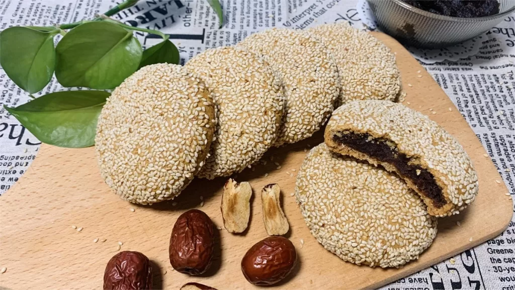 Date Paste Sesame Cake (Zaoni Mabing)