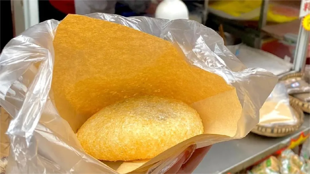 Brioche frite à la pâte de haricots (Dou Sha Wo)