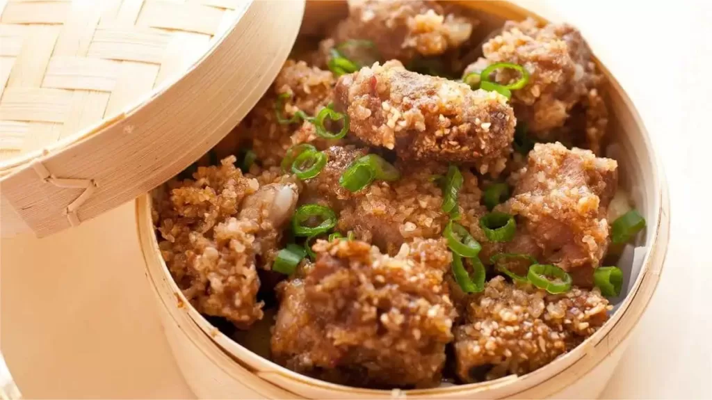 Steamed Pork Spare Ribs with Rice Flour (Fen Zheng Pai Gu)