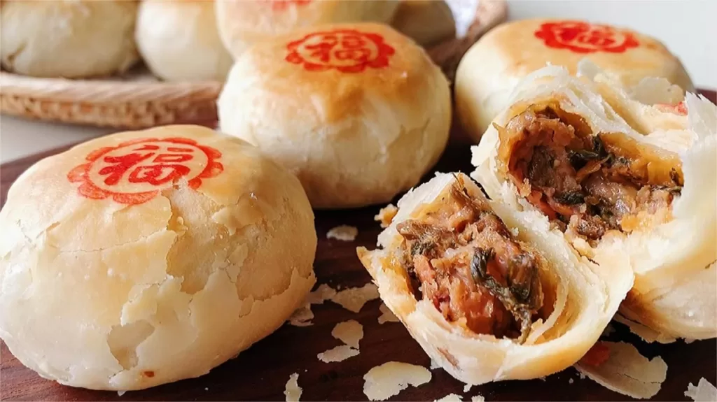 Suzhou Savory Pork Mooncake