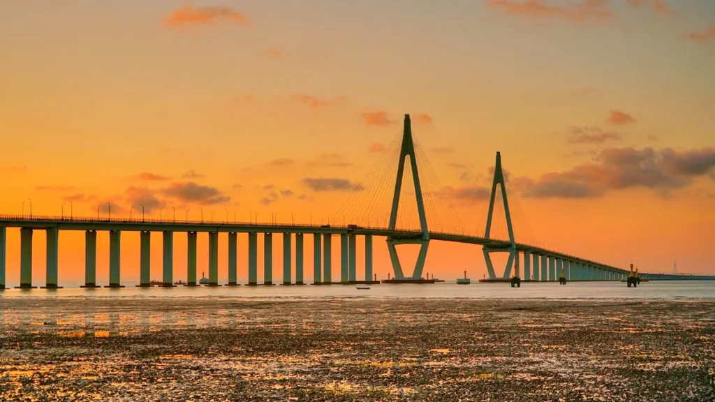 Construir pontes: A ponte da baía de Hangzhou