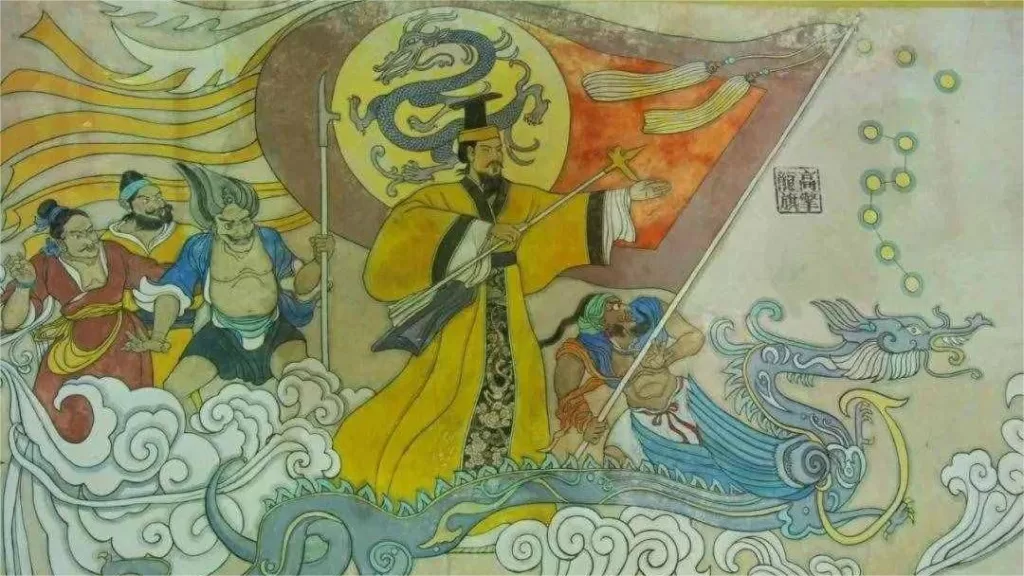 Who was the father of the Yellow Emperor Huang-Di of China