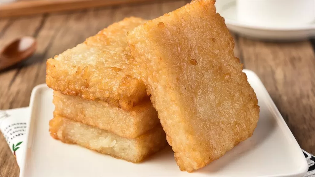 Ci Ba Kuai (Pastel de arroz pegajoso)