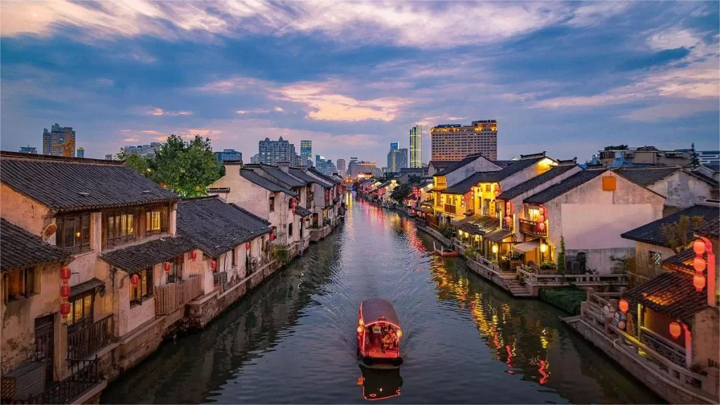 Kreuzfahrt auf dem Großen Kanal, Wuxi