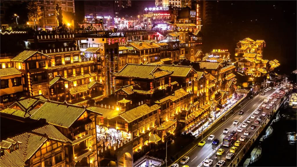 Hongyadong at Night – A Radiant Jewel