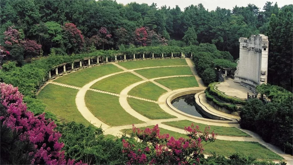 El Anfiteatro en el Mausoleo de Sun Yat-sen