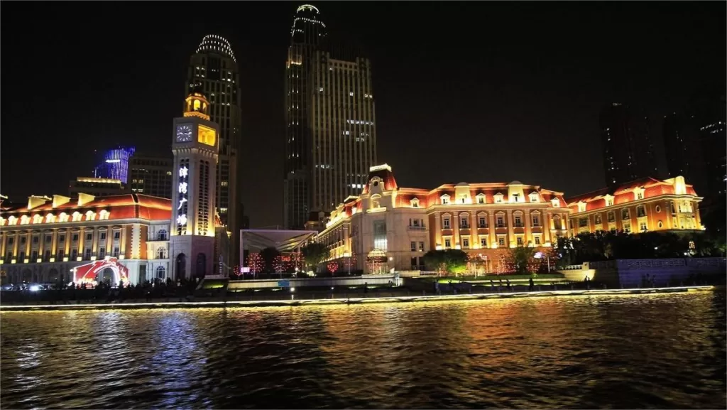 Der Haihe-Fluss in Tianjin - eine bedeutende Wasserstraße