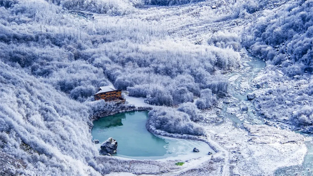 Weer in Hailuogou Glacier Park