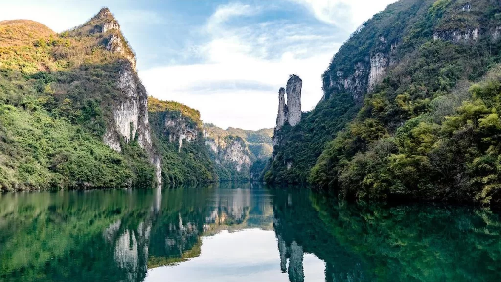 Zona Escénica del Río Wuyang - Ubicación y puntos destacados