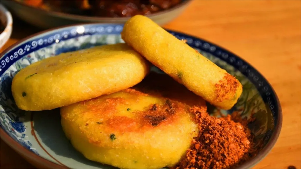 Yang Yu Ba (Pastel de patata) - un aperitivo crujiente