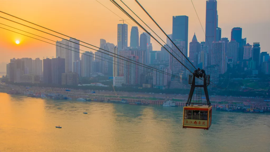 Teleférico del río Yangtsé, Chongqing - Precio del billete, horarios, ubicación y principales atracciones