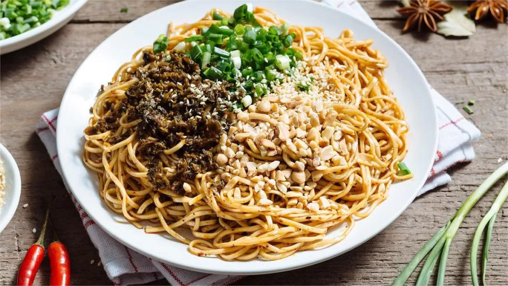 Yibin Burning Noodles (Ranmian): provocan una sensación de entumecimiento y hormigueo.