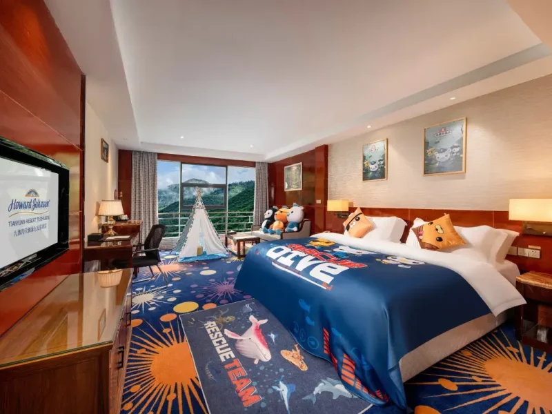 Deluxe Family King Room-Howard Johnson Tianyuan Resort Jiuzhaigou
