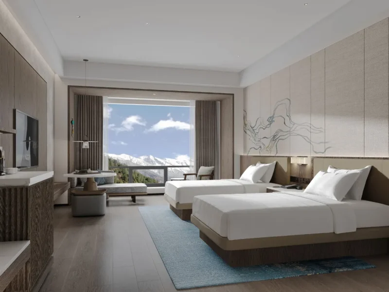 Executive Twin Room-Jiuzhaigou Delta Hotel