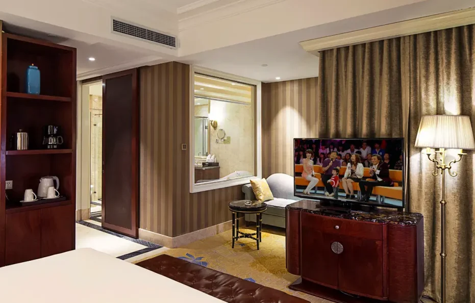 Deluxe Suite – (City View + Small Refrigerator + Luxury Bathtub)