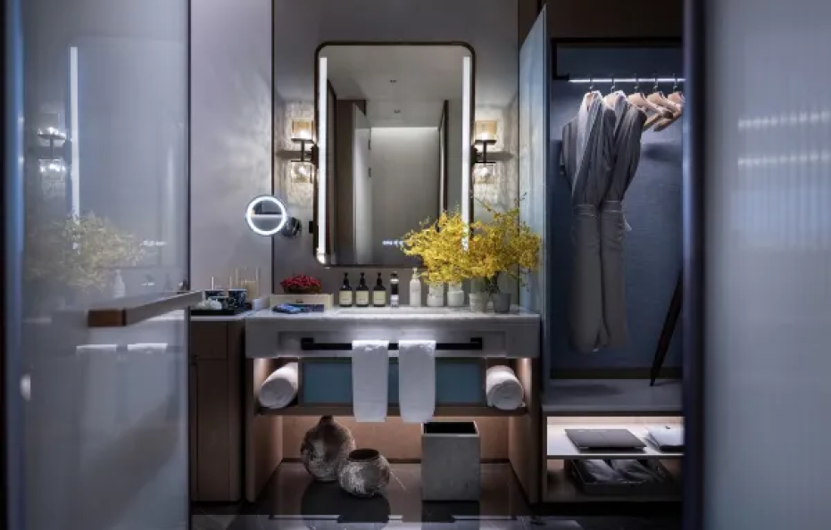 Elegant High Altitude Night View Twin Room-Elegant Hotel (Chengdu Wenshu Yuan Chunxi Road Branch)