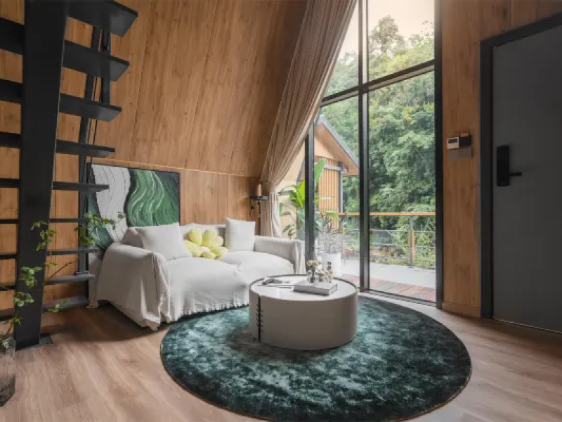 Standalone Private Hot Spring Treehouse-Qingchengshan Town Qingcheng Serenity Homestay