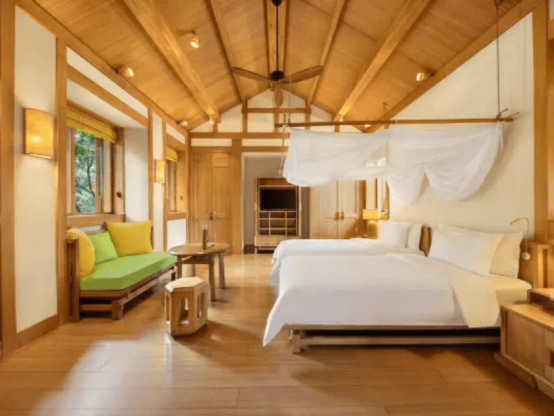 Six Senses Garden Twin Bed Suite – Qingcheng Mountain Six Senses Hotel