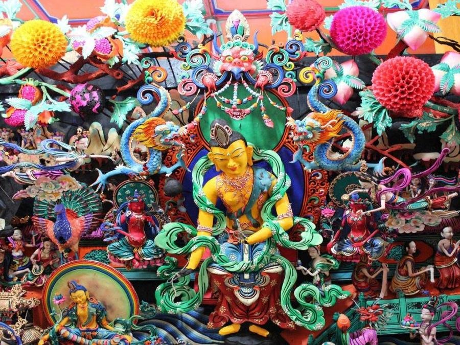 Applique-Art-in-labrang-monastery Applique-Art-in-labrang-monastery
