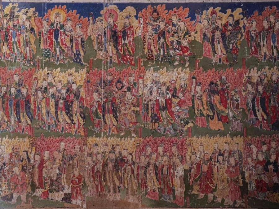 Exquisite-Murals-in-Transmission-of-the-Dharma-Hall-in-Yongan-temple-datong Exquisite-Murals-in-Transmission-of-the-Dharma-Hall-in-Yongan-temple-datong