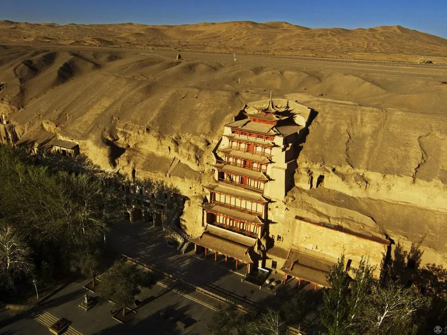 Nine-Story-Pagoda-in-Mogao-Caves-jpg Nine-Story-Pagoda-in-Mogao-Caves-jpg