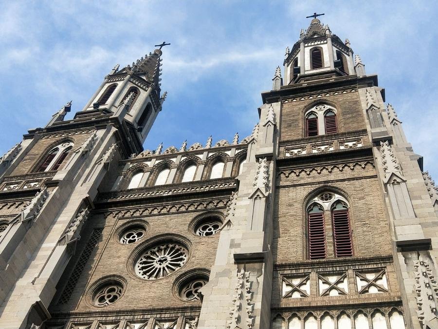 exterior-architecture-of-hongjialou-cathedral-1 exterior-architecture-of-hongjialou-cathedral-1