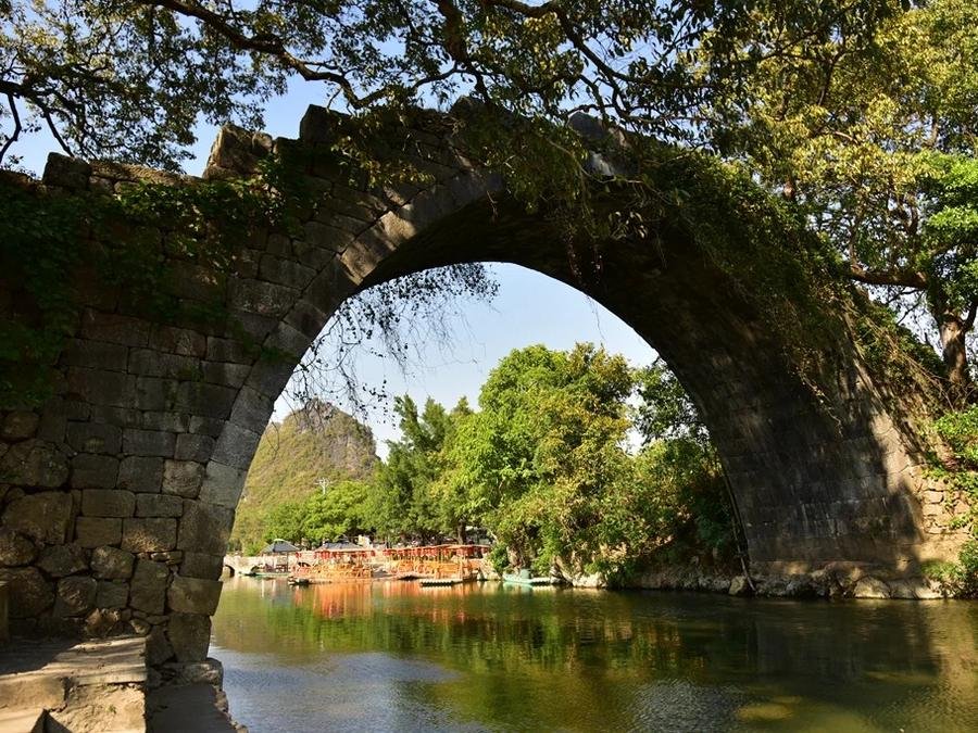 fuli-bridge-on-yulong-river fuli-bridge-on-yulong-river