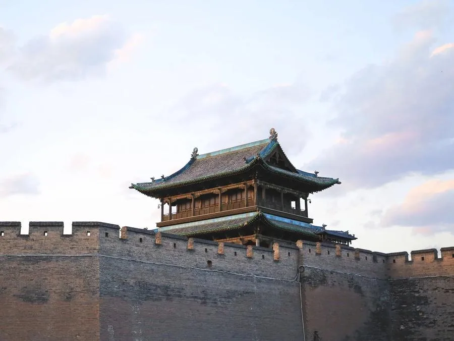 gate-towers-and-corner-towers-on-pingyao-city-wall-jpg gate-towers-and-corner-towers-on-pingyao-city-wall-jpg