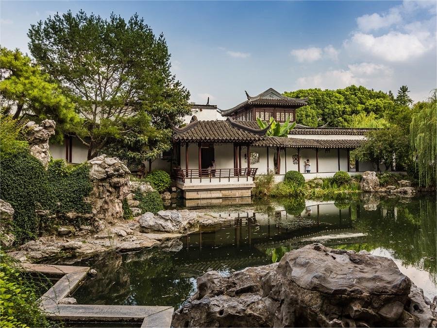 harmonious-landscapes-in-zhanyuan-garden harmonious-landscapes-in-zhanyuan-garden