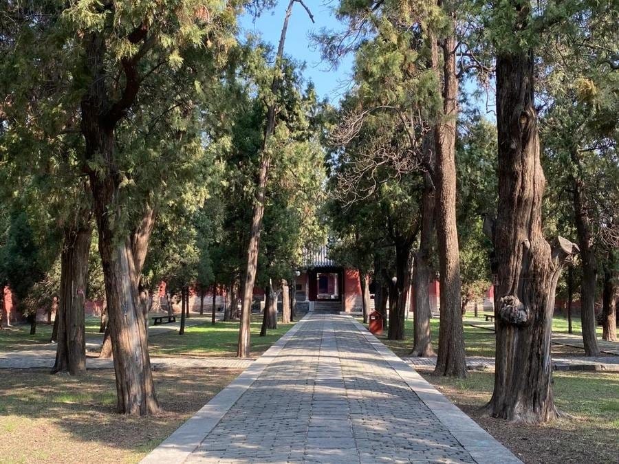 layout-of-zhougong-temple-qufu layout-of-zhougong-temple-qufu