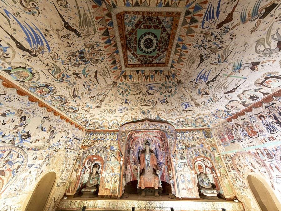 library-cave-in-mogao-caves-2 library-cave-in-mogao-caves-2